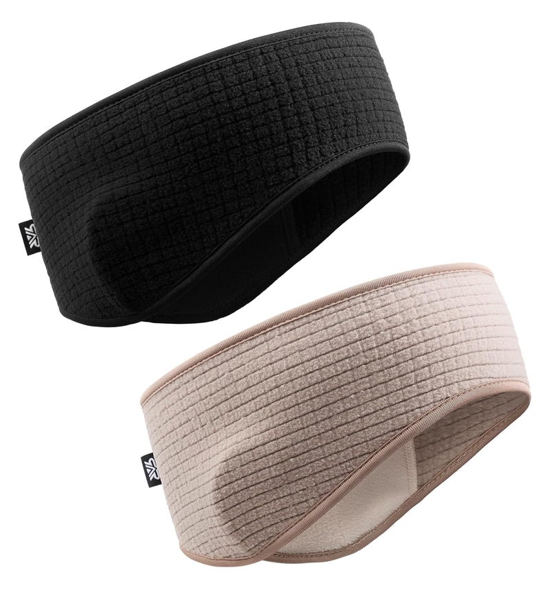 SUNMECI Lightweight Soft Fleece Headband - Breathable Ear Muffs for Men Women in Winter Running Cycling Ski Comfortable Warm for Clod Weather Sports - Image 1